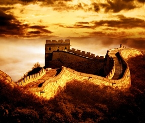 The great wall of China