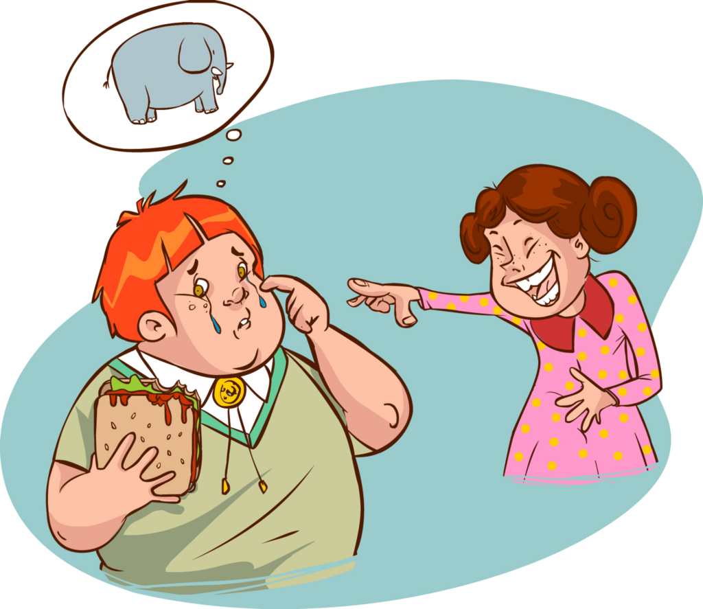 Illustration of bullying