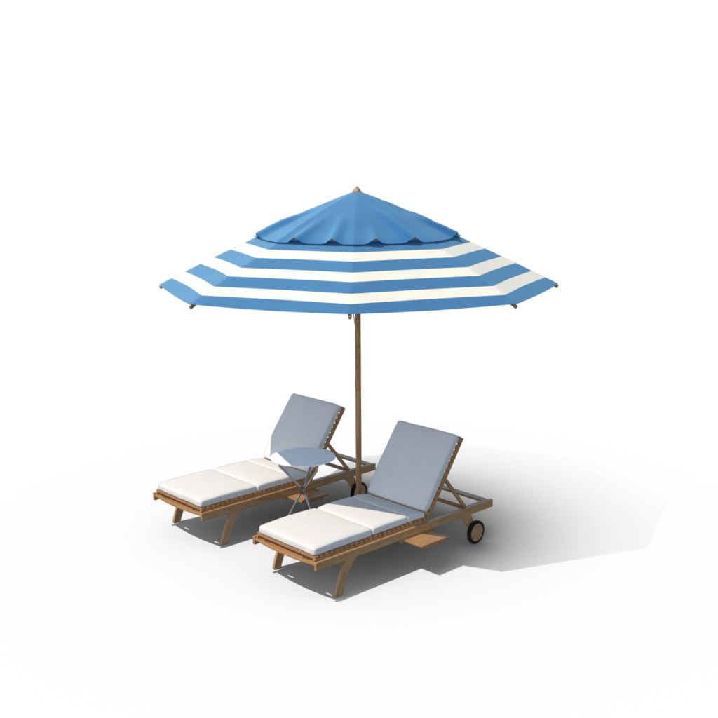 Beach chair set