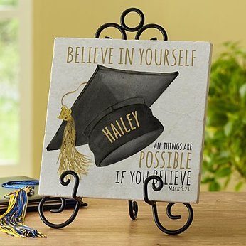 Graduation tile keepsake