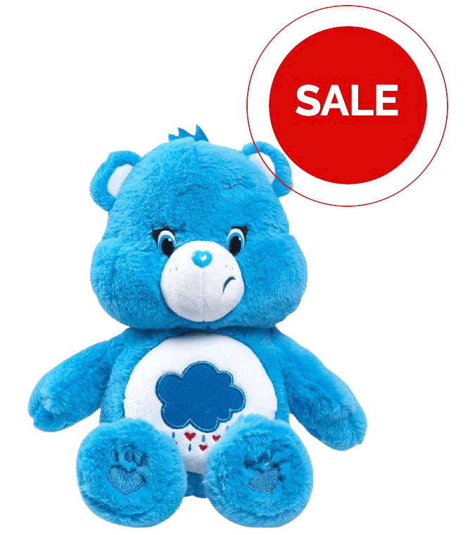 Blue grumpy bear