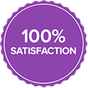 100% satisfaction seal