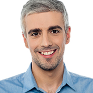 Man smiling at camera