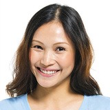 Woman smiling