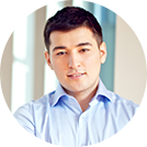 Man looking at camera