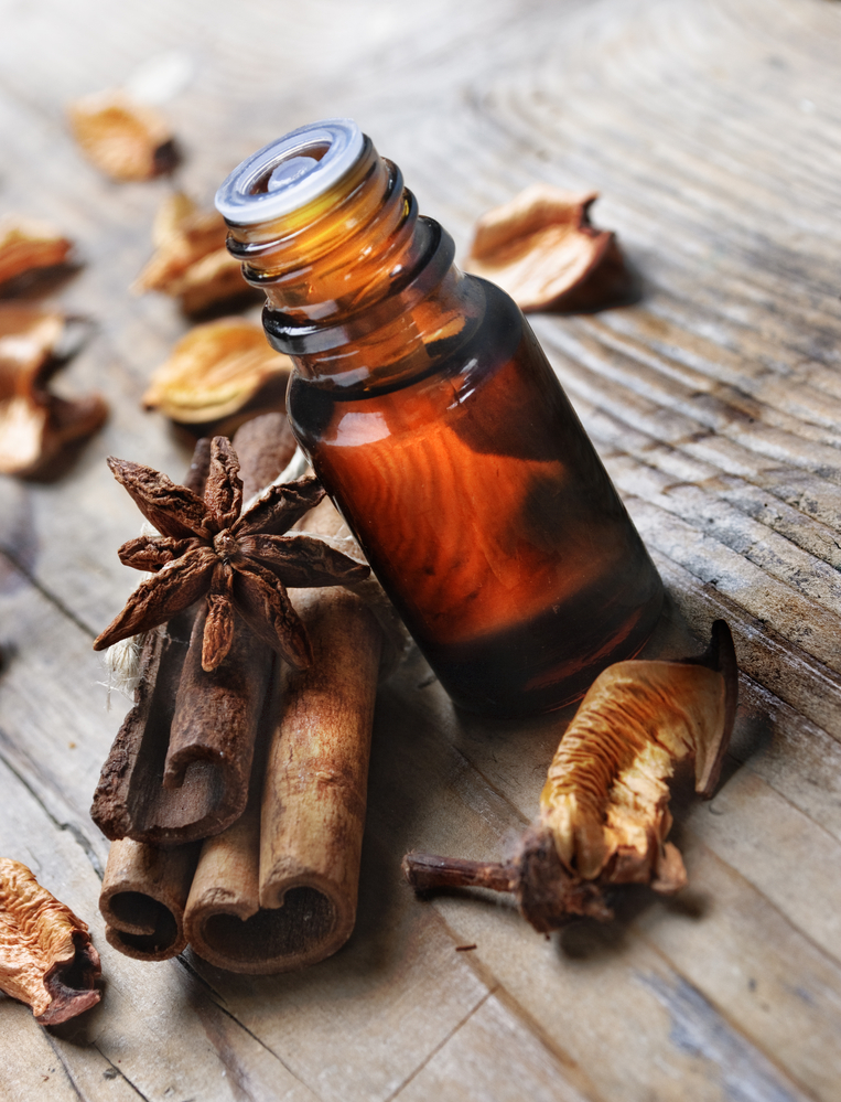 Essential oil with spices