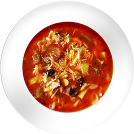 Dish in a plate