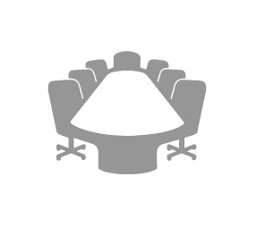 Meeting room table icon