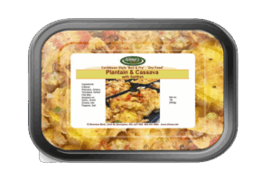 Plantain & Cassava With Saltfish